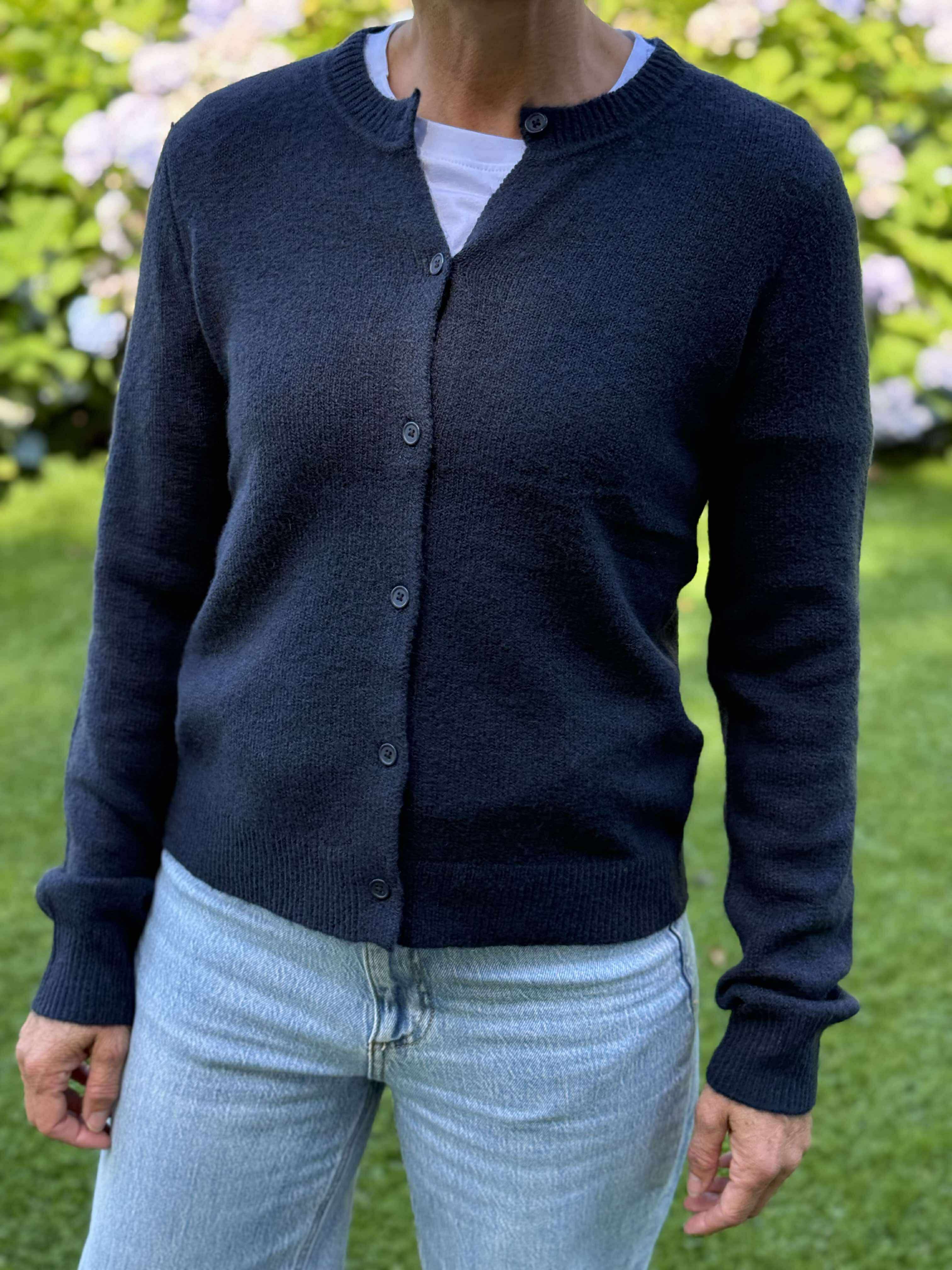 PCMALOU Knit Cardigan - Sky Captain